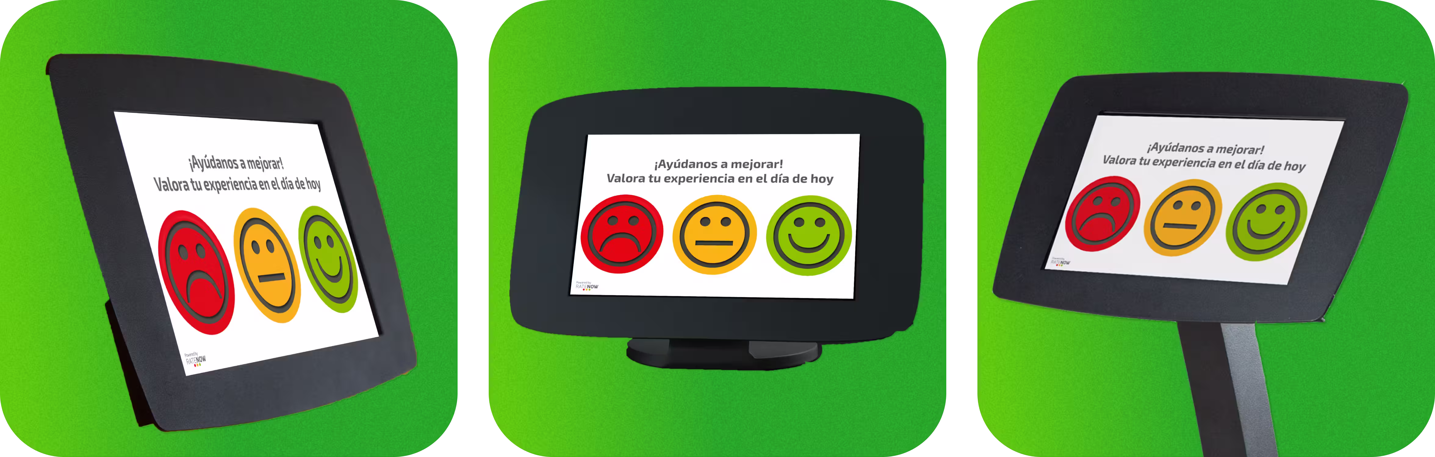 Tipos de Smiley Feedback Tablet